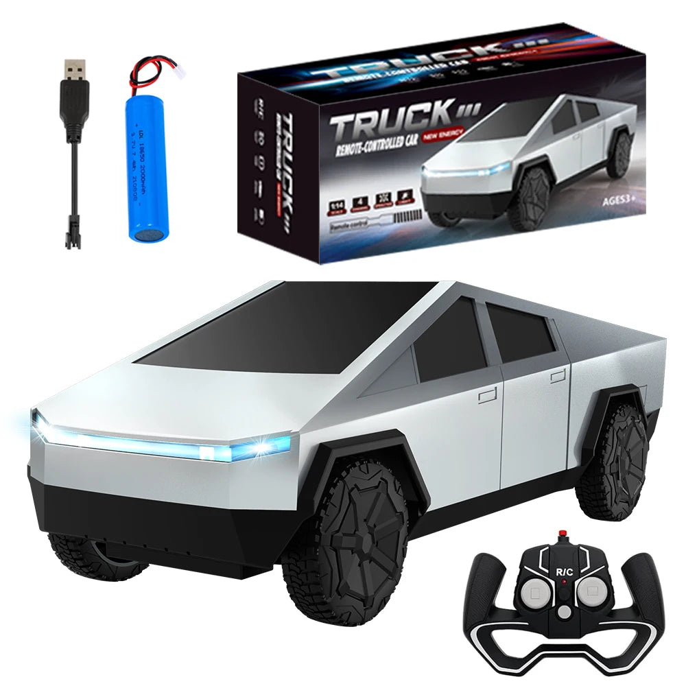 Cyber Pickup Electric Remote Control Teslainger Car Racing Toy Car Electric Charger Sports Car Children's Boy Model Soldes-ShopOnline