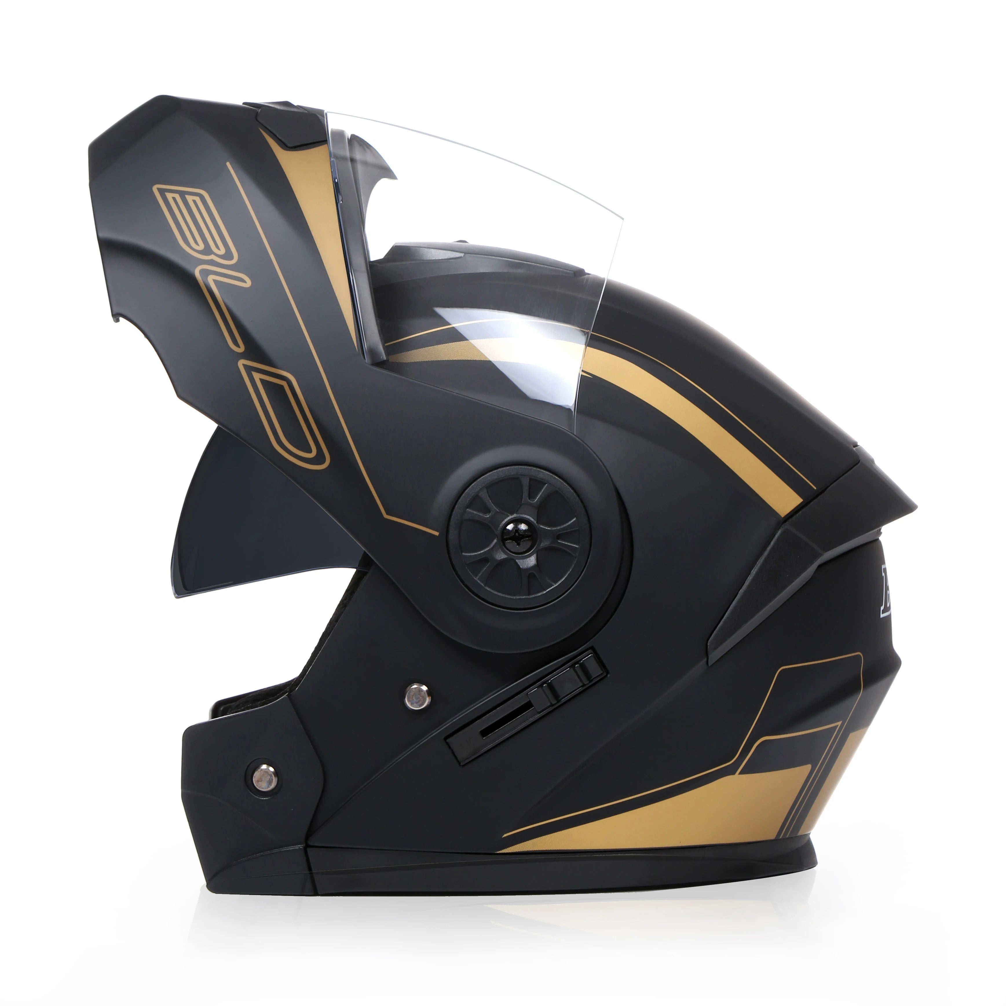 Casque Moto Modulable BLD Flip-Up – Visière Anti-Buée, Certifié E-Mark Soldes-ShopOnline