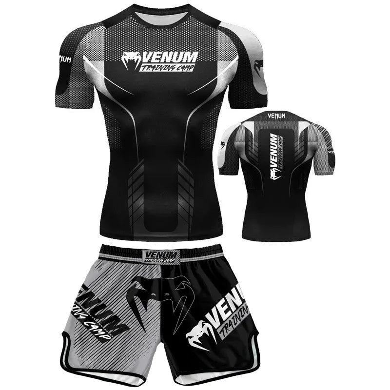 Ensemble Boxe MMA Venom UFC – T-Shirt + Short Séchage Rapide Soldes-ShopOnline