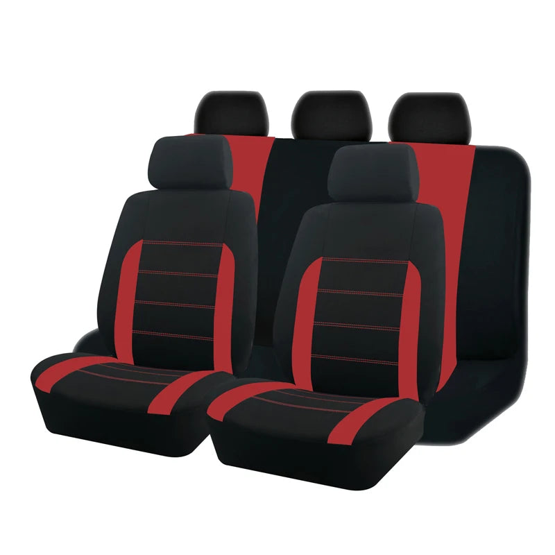 Housses de Siège Universelles AUTO PLUS – Tissu Polyester, 9 Pièces, Toutes Voitures Soldes-ShopOnline