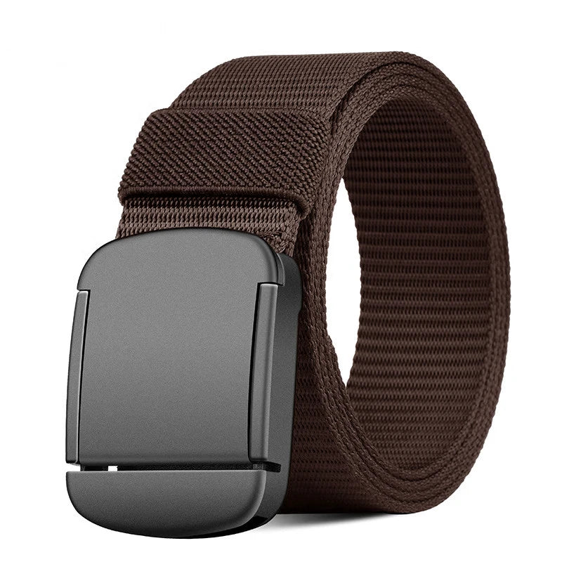 Ceinture Toile Homme – Boucle Automatique Sans Métal, Jean & Outdoor Soldes-ShopOnline