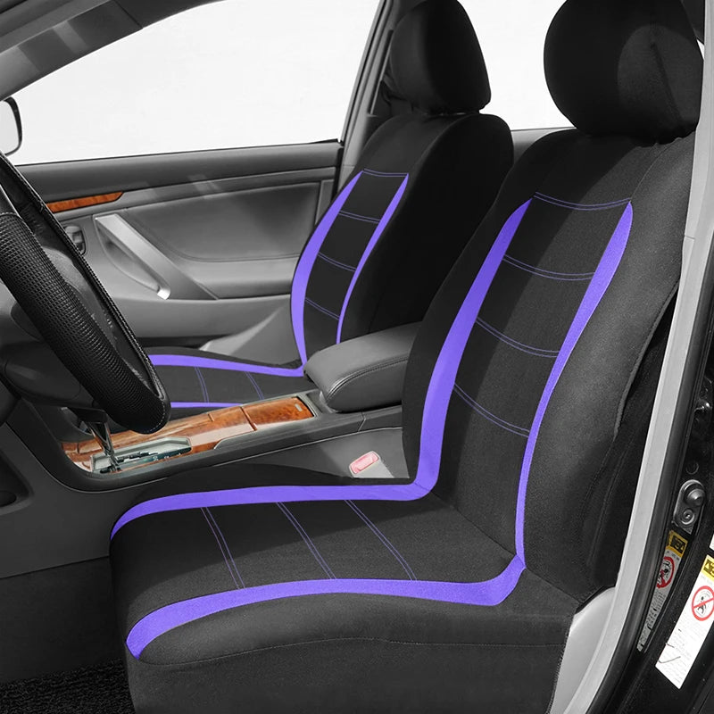 Housses de Siège Universelles AUTO PLUS – Tissu Polyester, 9 Pièces, Toutes Voitures Soldes-ShopOnline