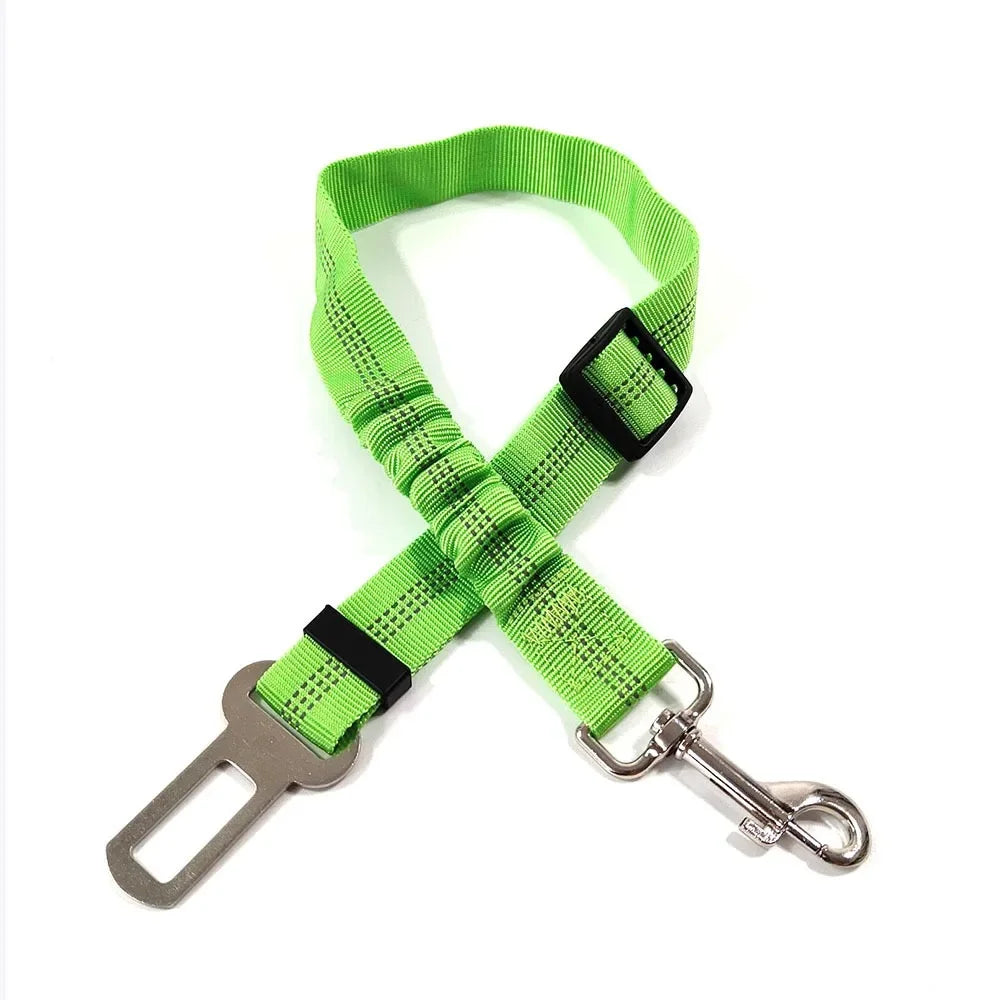 Ceinture de Sécurité Chien Voiture – Réfléchissante, Réglable & Anti-Choc | Nylon Bungee Premium Soldes-ShopOnline