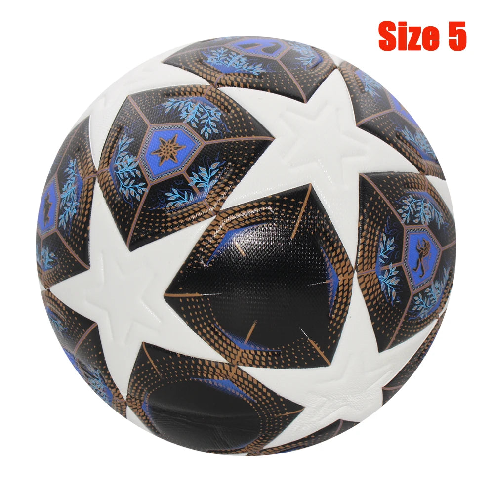 Standard Soccer Ball Professional Outdoors Sports Match Balls Training Seamless Football High Quality PU Material Size 5 Size 4 Soldes-ShopOnline