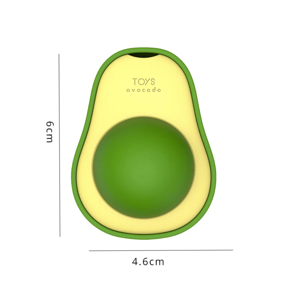 Balle Catnip Avocat Rotative – Jouet Mural Chat, Nettoyage Dents Soldes-ShopOnline