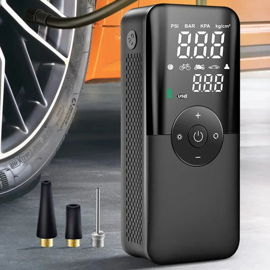 CARSUN Compresseur Rechargeable a Air Portable Compresseur écran Digital  pour voitures ou Moto vélot ballon vtt vélo quad camion trottinette - Soldes-ShopOnline