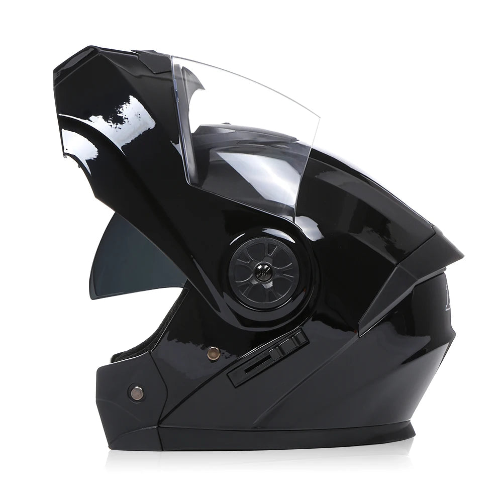 Casque Moto Modulable BLD Flip-Up – Visière Anti-Buée, Certifié E-Mark Soldes-ShopOnline
