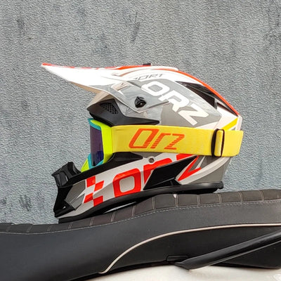 ORZ Professional Racing Motocross Helmet Off Road Helmet Motorcycle Off-Road Cartoon Childrenr ATV Motorcycle MTB Helmet Soldes-ShopOnline