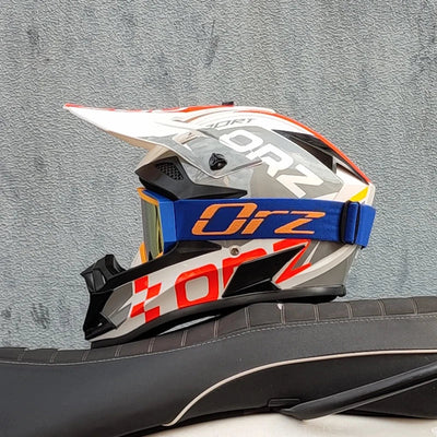 ORZ Professional Racing Motocross Helmet Off Road Helmet Motorcycle Off-Road Cartoon Childrenr ATV Motorcycle MTB Helmet Soldes-ShopOnline