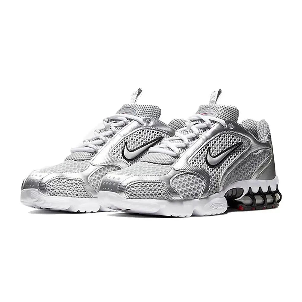 Nike Air Zoom Spiridon Cage 2 Homme – Argent Liquide, Low-Top Lifestyle, CJ1288-001 Soldes-ShopOnline