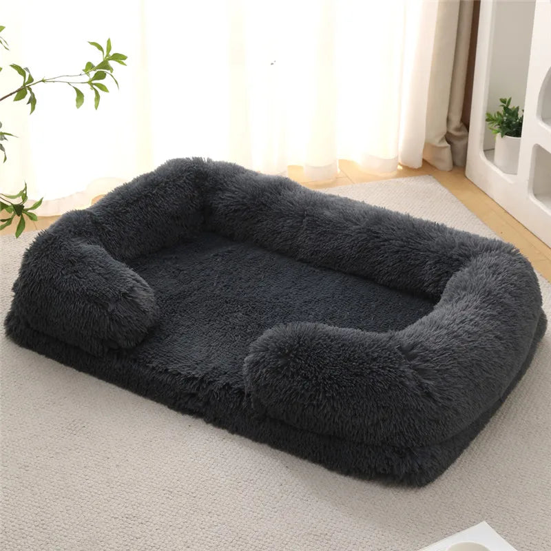 Luxury Winter Warm Large Dog Sofa Bed Dog Kneel Cat Mats House Cushion Pet Sleeping Sofa Beds Mat for Large and Small Dog Soldes-ShopOnline