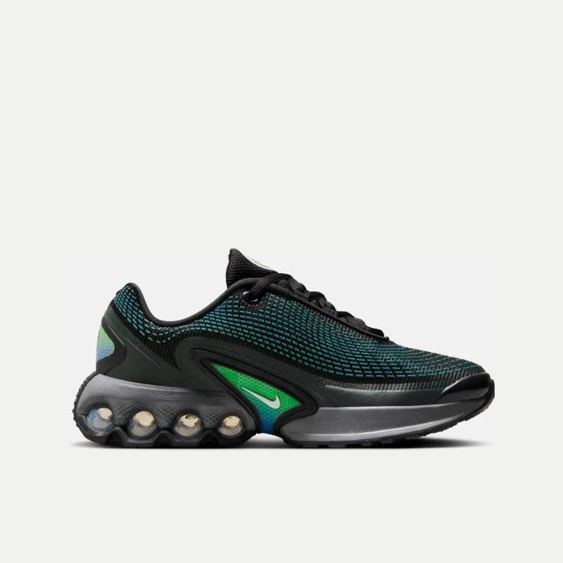 Nike Air Max DN Femme – Noir & Vert, Coussin Air, Légère, Running & Casual, FB8987-010 Soldes-ShopOnline