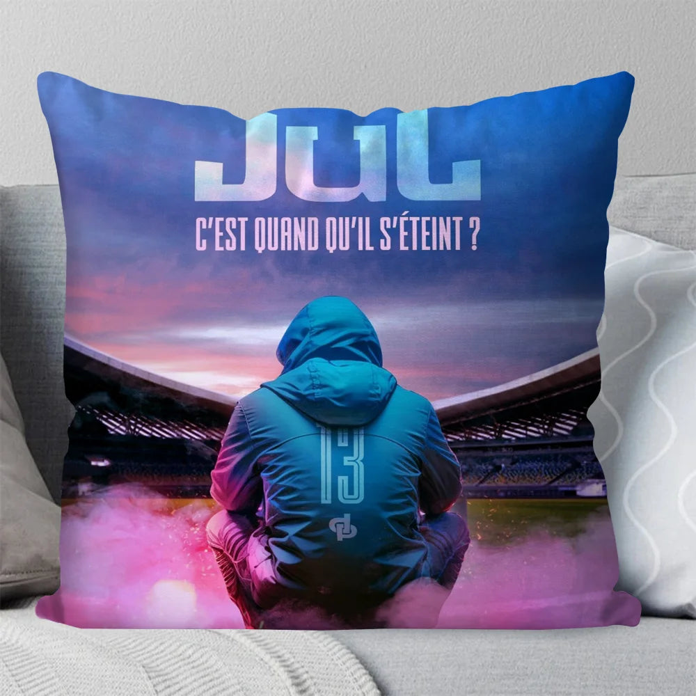 Hot Rapper Jul Mise A Jour Pillow Case Square Pillow Bedroom Sofa Leisure Comfort Cushion Car Living Room Home Decoration 40X40 Soldes-ShopOnline