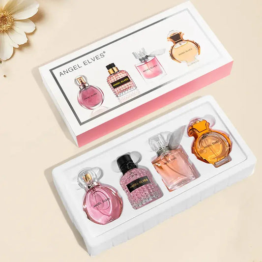 Coffret cadeau de parfum pour femmes d'origine Ensemble de parfums 4PCS*30ML Parfum frais longue durée Eau De Toilette Cadeau pour femmes Hommes Phéromone une bonne idée de cadeaux à offrir Fille/Femme - Soldes-ShopOnline