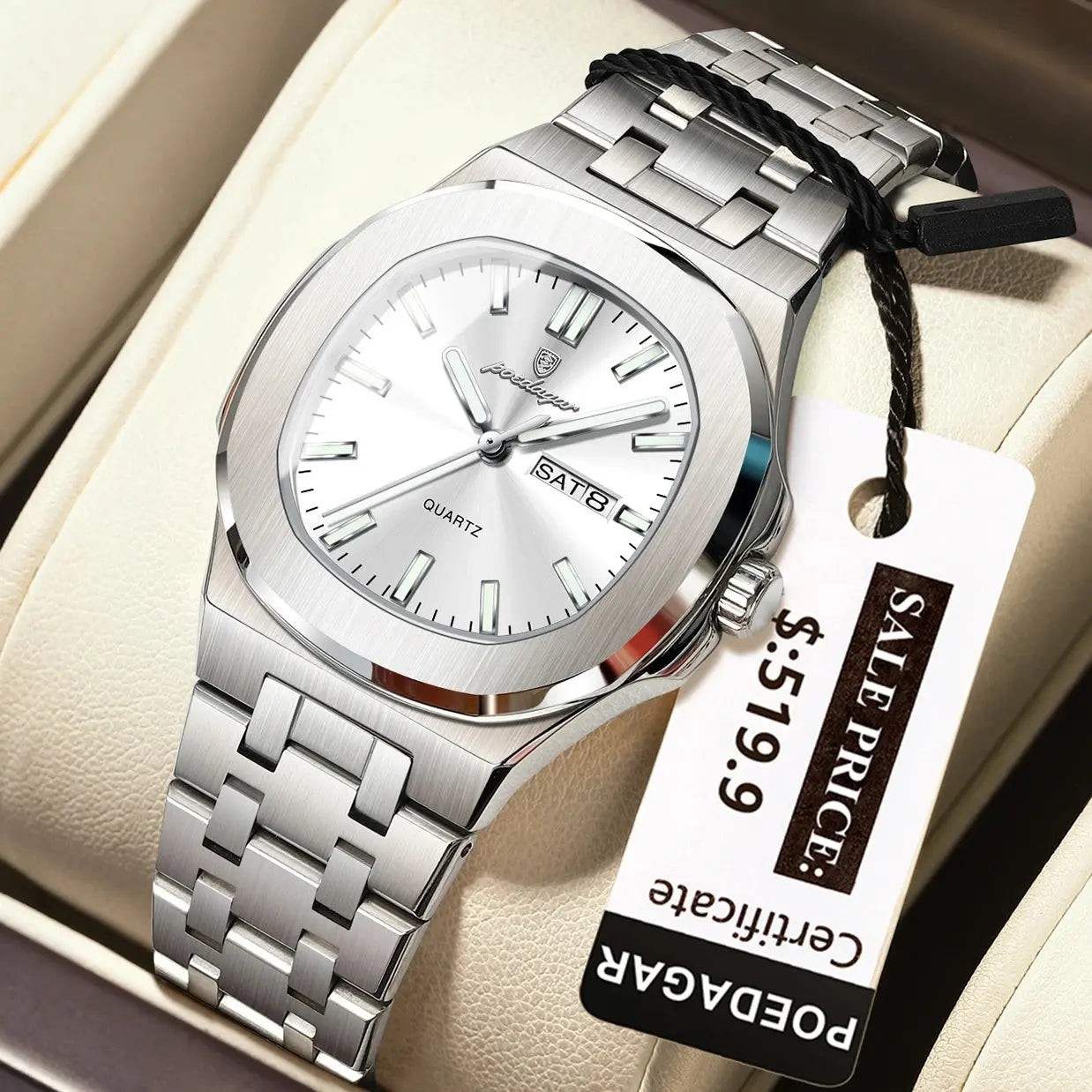 POEDAGAR Top Original Montre pour Femmes Classe Chic Montre de Luxe pour Femme à Prix Discount - Soldes-ShopOnline