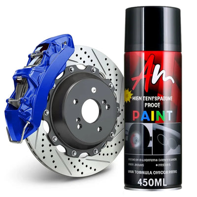 High Temp Resistance DIY Brake Caliper Paint 2K Aerosol Spray Can Glossy Glamour Finish Black Yellow Blue Red Green Silver gold Soldes-ShopOnline