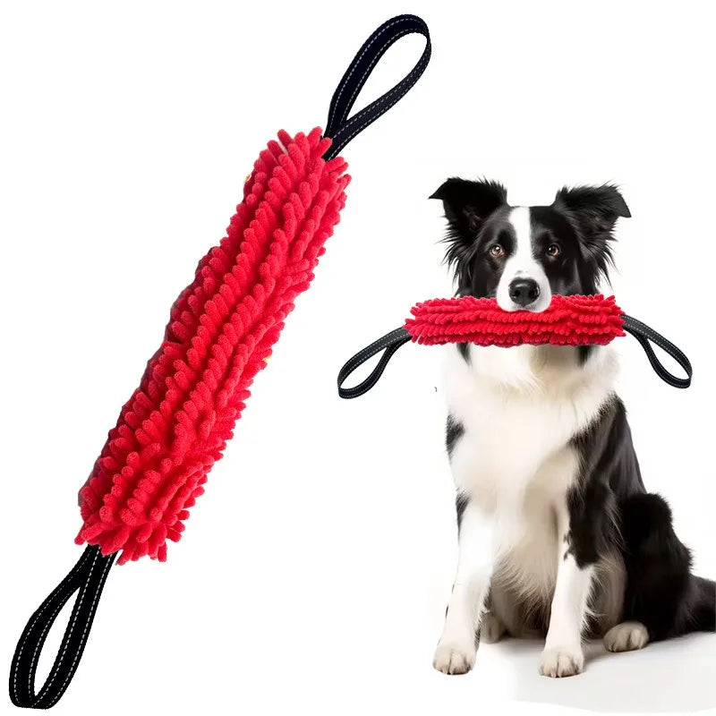 Bâton Mordant Dressage Chien – Double Poignée, Jute Résistant & Interactif | Jouet Dentition & Entraînement Soldes-ShopOnline
