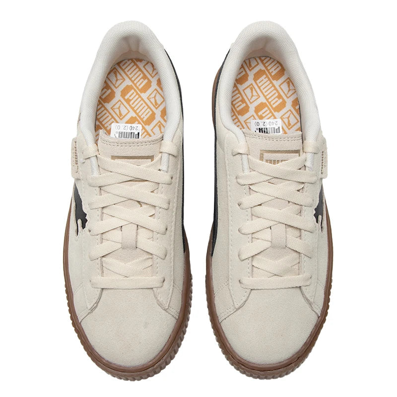 Puma Women's Shoes Suede Platform Cutout Wns Sports Shoes Low-Top Lightweight Comfortable Casual Shoes 397233-02 Soldes-ShopOnline