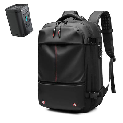 Travel Men 17 inch Laptop Backpack vacuum compression Backpack Business Large Capacity school Backpack expand outdoor backpack Soldes-ShopOnline