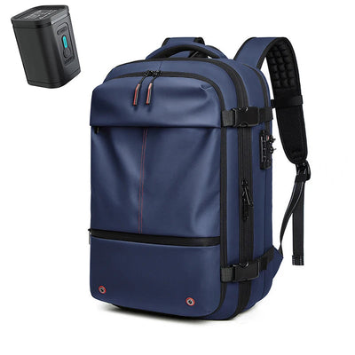 Travel Men 17 inch Laptop Backpack vacuum compression Backpack Business Large Capacity school Backpack expand outdoor backpack Soldes-ShopOnline