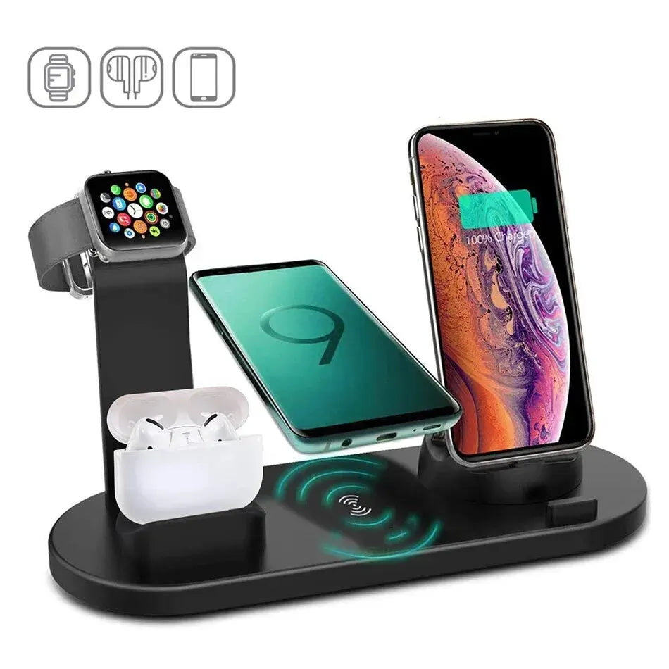 Station de Charge Sans Fil 7-en-1 Opansten – iPhone, Apple Watch & AirPods Soldes-ShopOnline