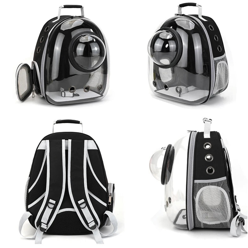 Sac à Dos Capsule Spatiale pour Chat – Hublot Transparent, Respirant & Portable | 35x25x42 cm Soldes-ShopOnline
