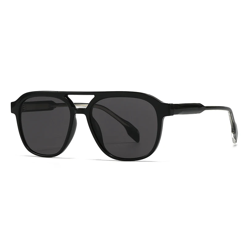 New Retro Acrylic Insert Square Frame Sunglasses Driving Sunglasses Men's Cross-Border Large Frame Glasses 28007 Soldes-ShopOnline