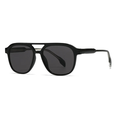 New Retro Acrylic Insert Square Frame Sunglasses Driving Sunglasses Men's Cross-Border Large Frame Glasses 28007 Soldes-ShopOnline