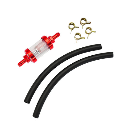 Universal Motorcycle Fuel Filter 8mm Engine Inline Carb CNC Gasoline Fuel Gas Filter Motor Oil Filters Off Road ATV Accessories Soldes-ShopOnline