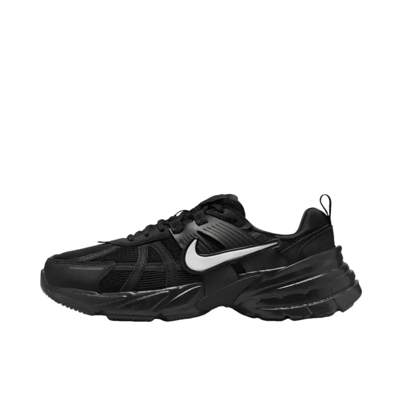 Nike V2K Run Unisexe – Beige & Noir, Antidérapant, Léger, Running & Casual, FD0736-103 Soldes-ShopOnline