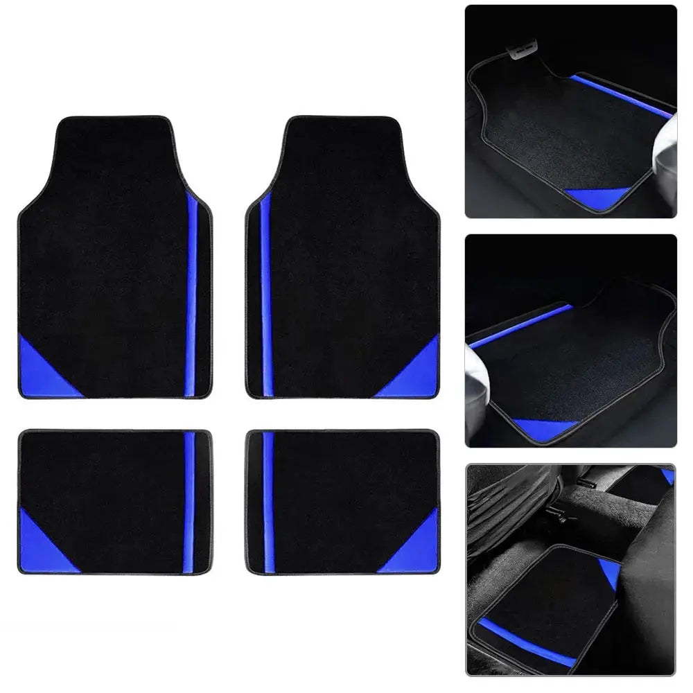 4pcs Tapis de sol de voiture Tapis universel Ensemble kit complet Auto Accessoires Automobile tapis de sol voiture voitures accessoires auto à Prix Discount - Soldes-ShopOnline