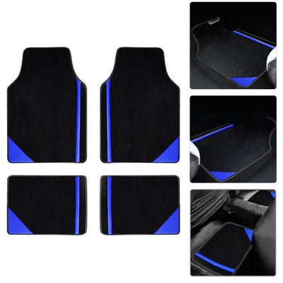4pcs Tapis de sol de voiture Tapis universel Ensemble kit complet Auto Accessoires Automobile tapis de sol voiture voitures accessoires auto à Prix Discount - Soldes-ShopOnline