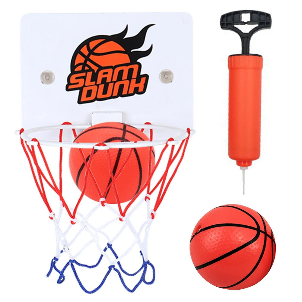 Panier de Basket Ventouse Mural Intérieur – 2 Ballons Inclus, Maison & Bureau Soldes-ShopOnline