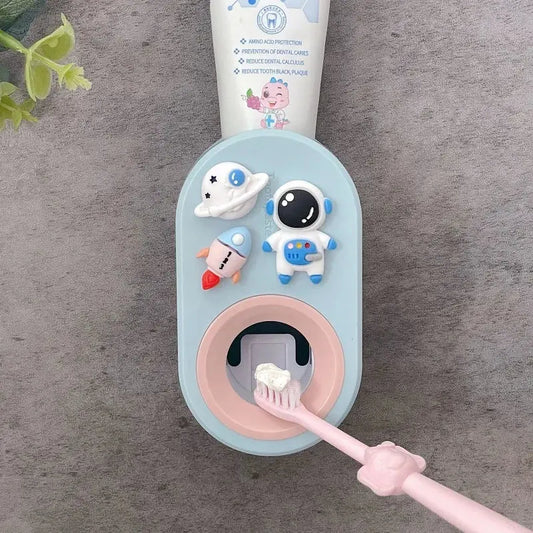 Distributeur de dentifrice Presse-Dentifrice automatique, distributeur de dentifrice, porte-dentifrice, type mur suspendu, pas de poinçonnage garçon et fille à Prix Discount - Soldes-ShopOnline