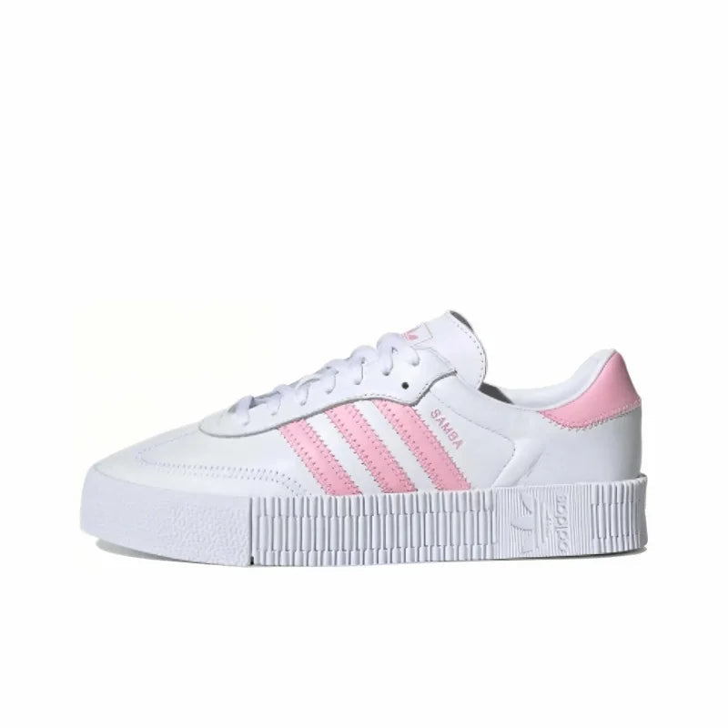 Adidas Originals Sambarose EF4965 Women Anti-slip Wear-resistant Comfort Light Charming Exquisite Unique Low-top Board Shoes Soldes-ShopOnline