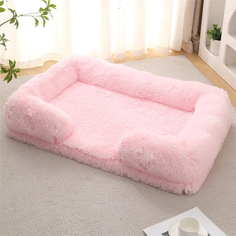 Luxury Winter Warm Large Dog Sofa Bed Dog Kneel Cat Mats House Cushion Pet Sleeping Sofa Beds Mat for Large and Small Dog Soldes-ShopOnline