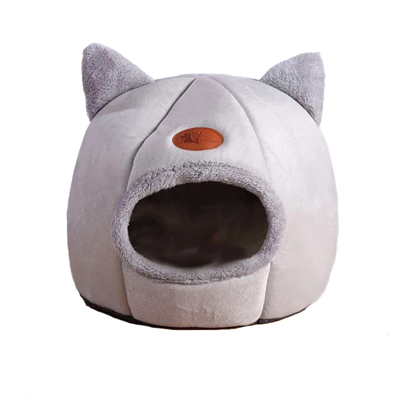 Corbeille Grotte Chat & Petit Chien – Coton Doux, Fond Antidérapant Soldes-ShopOnline