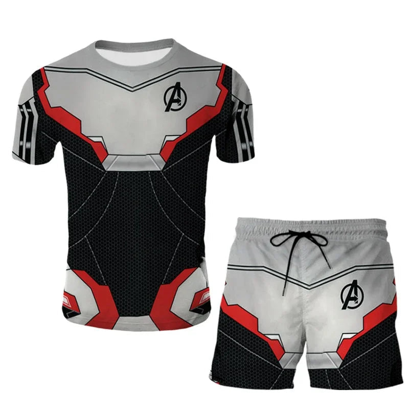 Ensemble Enfant Marvel Spider-Man – T-Shirt + Short Respirant, 4-6 Ans Soldes-ShopOnline