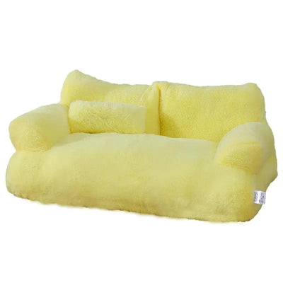 Lit pour chat de luxe Canapé d'hiver Chaud Nid de chat Lit pour animaux de compagnie pour petits chiens et moyens Chats Lit de chiot en peluche confortable Fournitures pour animaux de compagnie - Soldes-ShopOnline