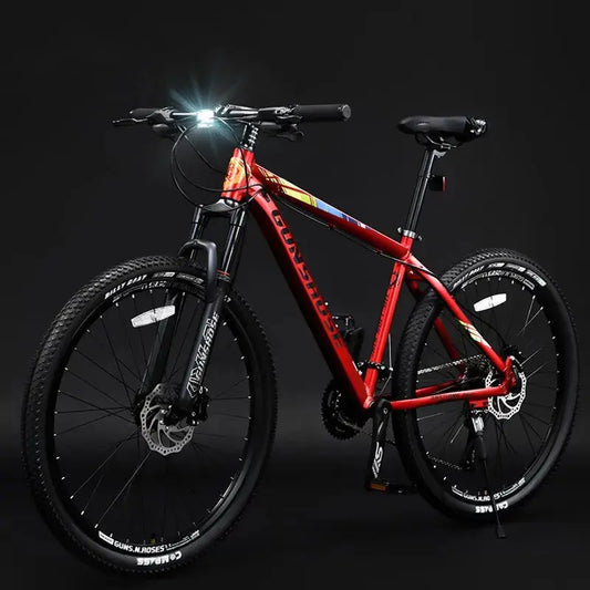 Vélo de montagne de 29 pouces Cadre en alliage d'aluminium Frein à disque hydraulique VTT Vélo de route Amortisseur 24/27/30 Vitesse 26 27,5 pouces adultes masculin - Soldes-ShopOnline