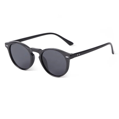 Vintage Fashion Round Sunglasses Women Men 2024 Brand Design Retro Rivet Yellow Blue Lens Square Sun Glasses Male Female Goggles Soldes-ShopOnline