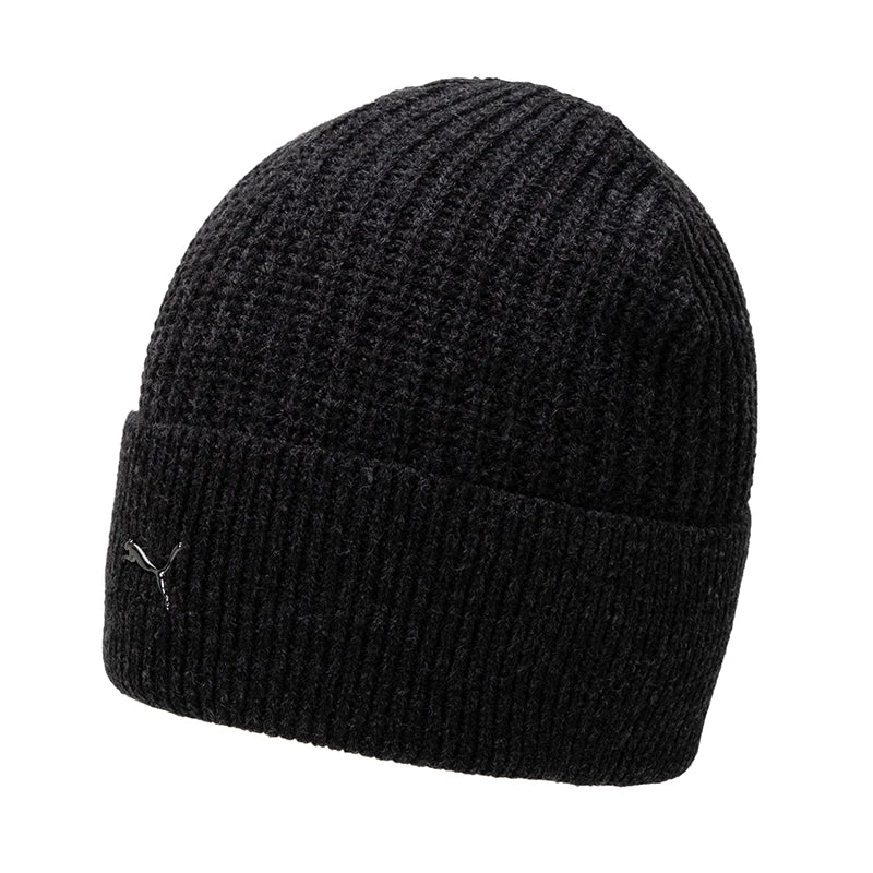 Puma Hat Men's Hat Women's Hat Warm Woolen Hat Hip-Hop Turban Hat Couple Windproof Ear Protection Knitted Hat 024874-01 Soldes-ShopOnline