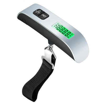 Digital Luggage Scale 110Lb/50Kg Hanging Baggage Scale LCD Display Portable Suitcase Weighing Scale Travel Luggage Weight Scale Soldes-ShopOnline