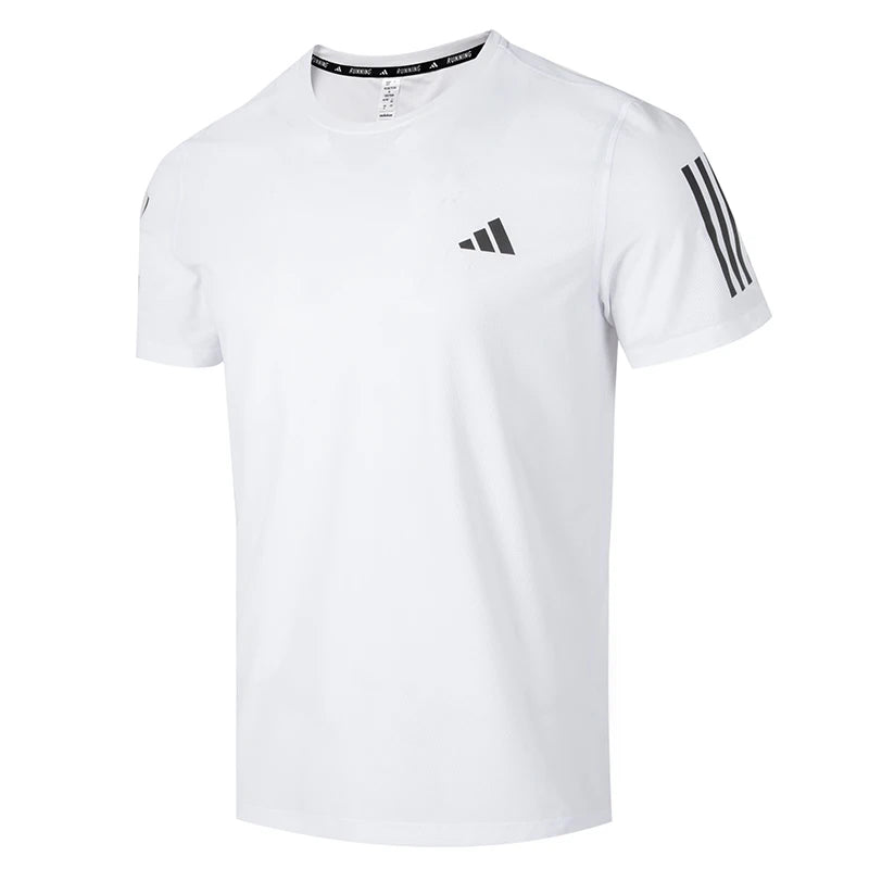Adidas Men's Sports T-Shirt Loose and Breathable Running Fitness Training Half-Sleeve Short-Sleeve Ik7436 Soldes-ShopOnline