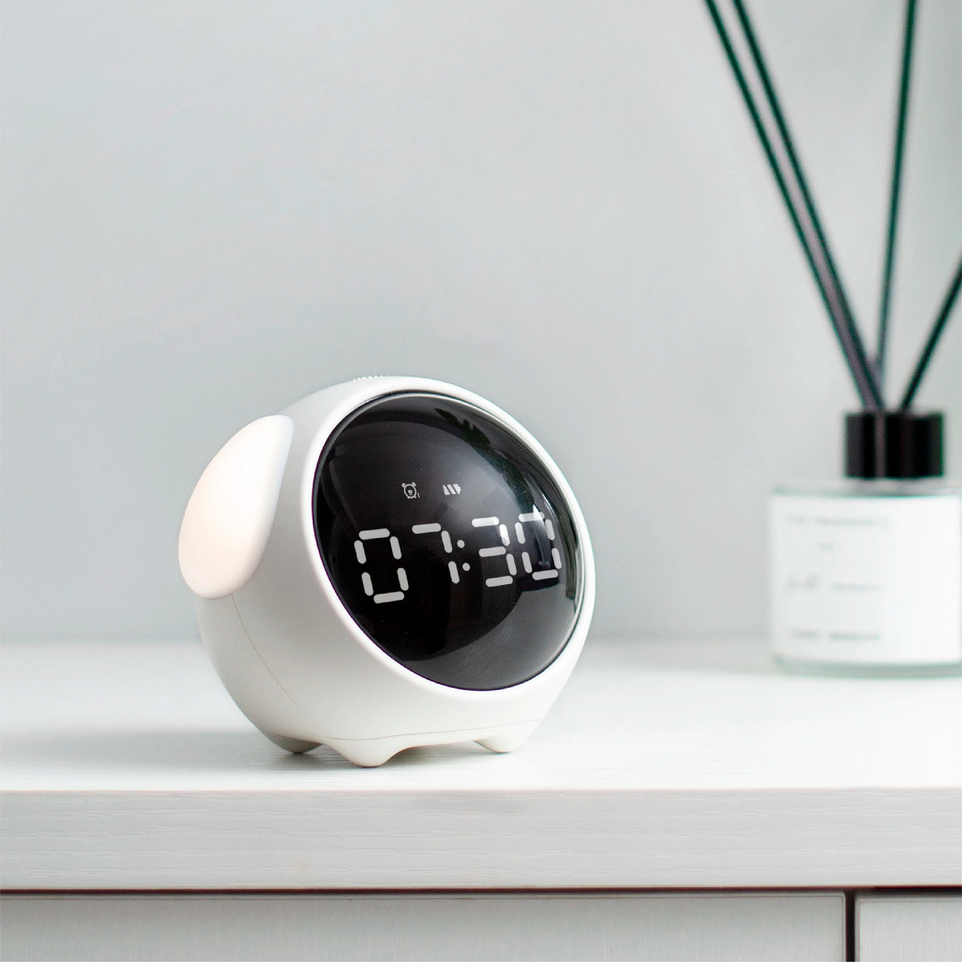 Child Alarm clock Digital Emotion Table Clock WIth Light Cute Cartoon Alarm Clock For Kids Soldes-ShopOnline