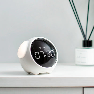 Child Alarm clock Digital Emotion Table Clock WIth Light Cute Cartoon Alarm Clock For Kids Soldes-ShopOnline