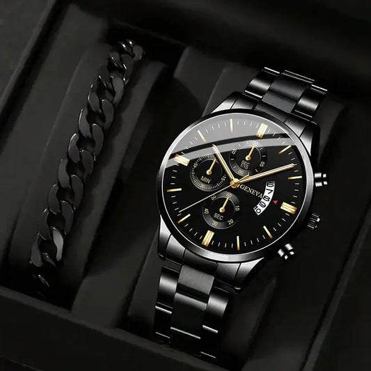 Montres de mode pour hommes Montre-bracelet à quartz en acier inoxydable pour hommes Montres de rendez-vous décontractées pour homme Bracelet Montre Classe Chic Garçon à Prix Discount - Soldes-ShopOnline