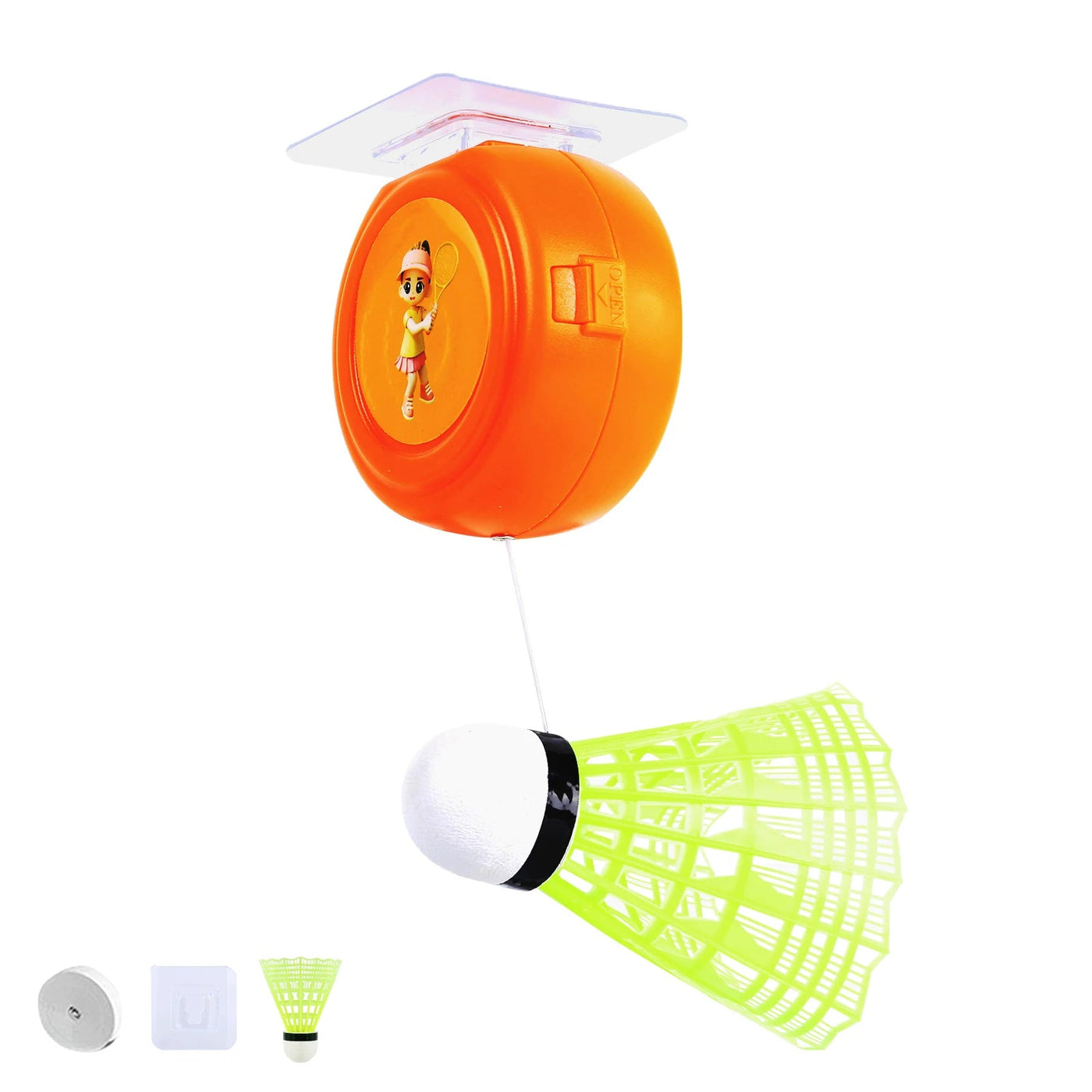 Single-Player Badminton Trainer Self-Study Badminton Rebounds Device for Badminton Beginners and Amateurs Soldes-ShopOnline
