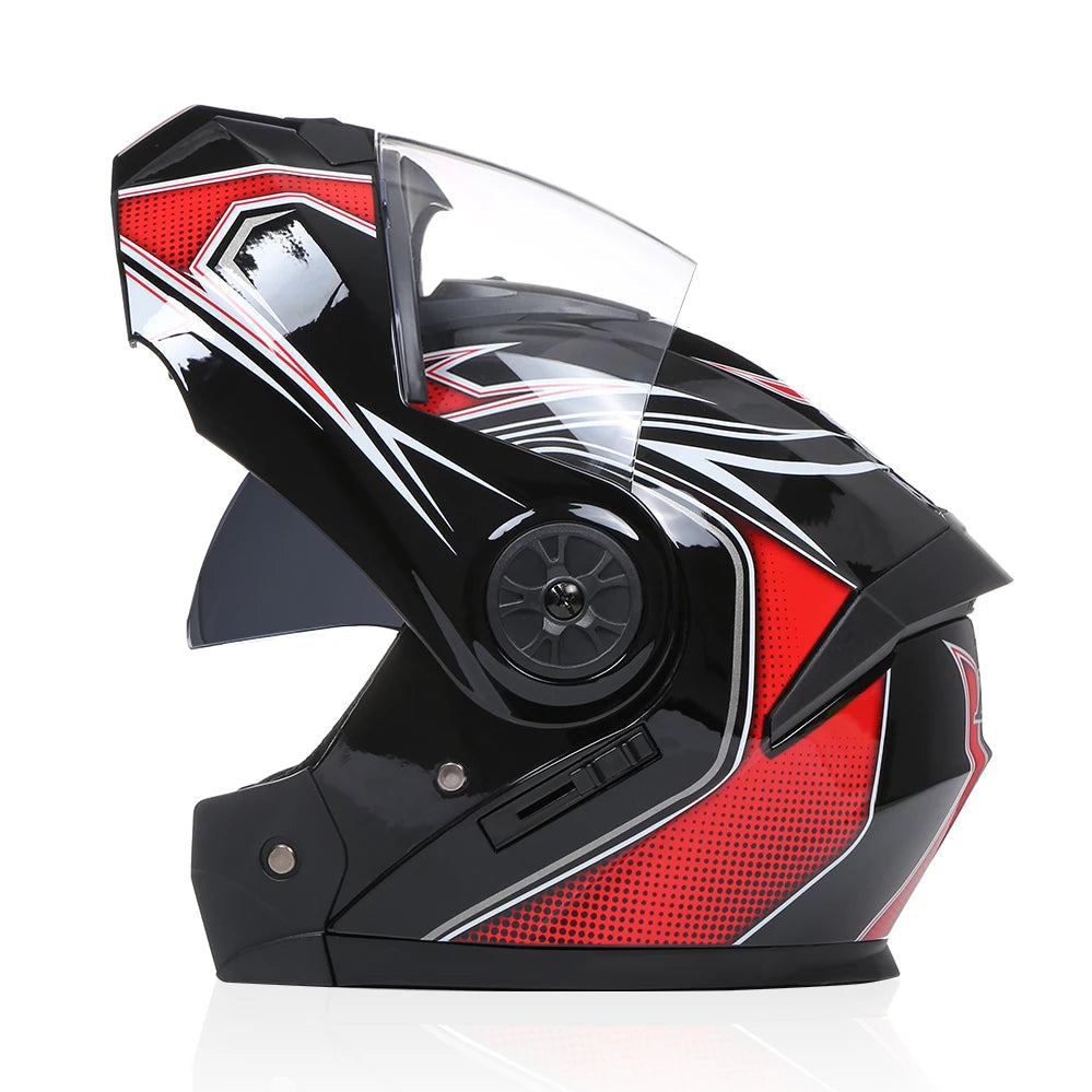 Casque Moto Modulable BLD Flip-Up – Visière Anti-Buée, Certifié E-Mark Soldes-ShopOnline