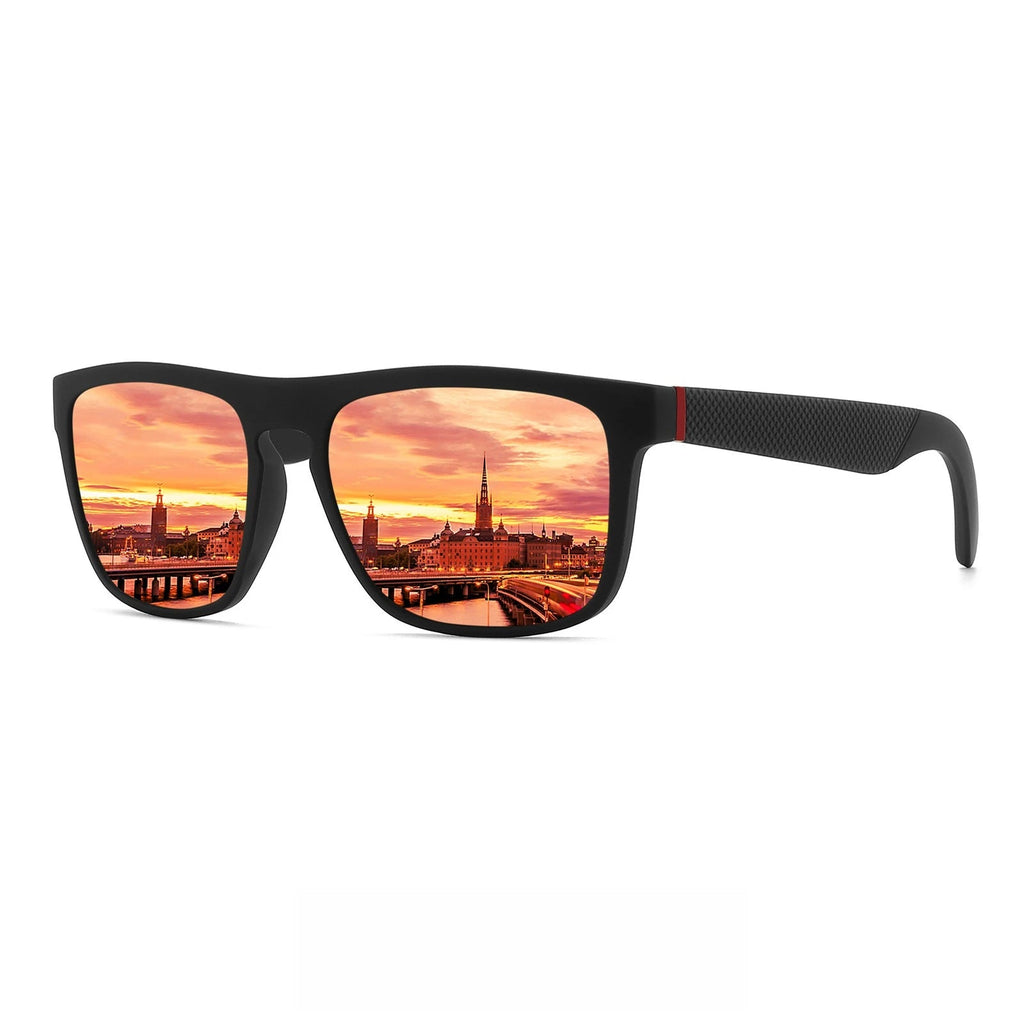 Lunettes de Soleil Carrées Polarisées – TAC UV400, Retro, Conduite & Sport Outdoor, Unisexe Soldes-ShopOnline